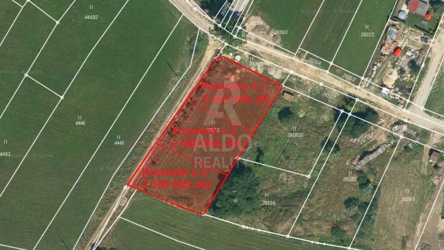Pozemky pro bydlení, Žíšov, 913 m²