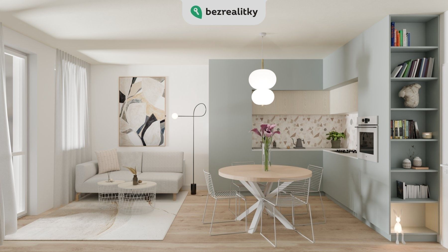 2+kk, V Zeleném údolí, Praha, 58 m²