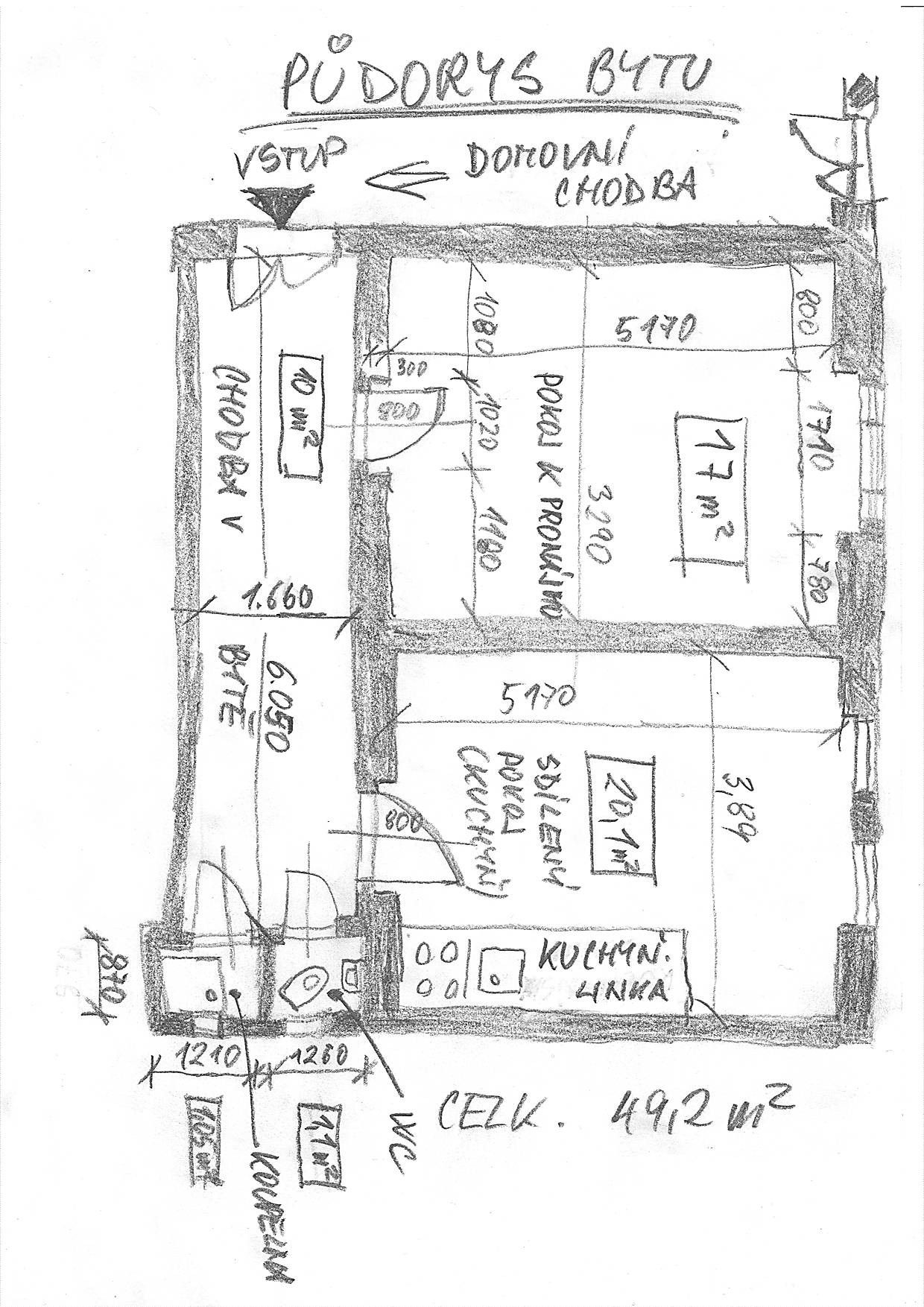 1+1, Voděradská 390/11, Praha, 49 m²