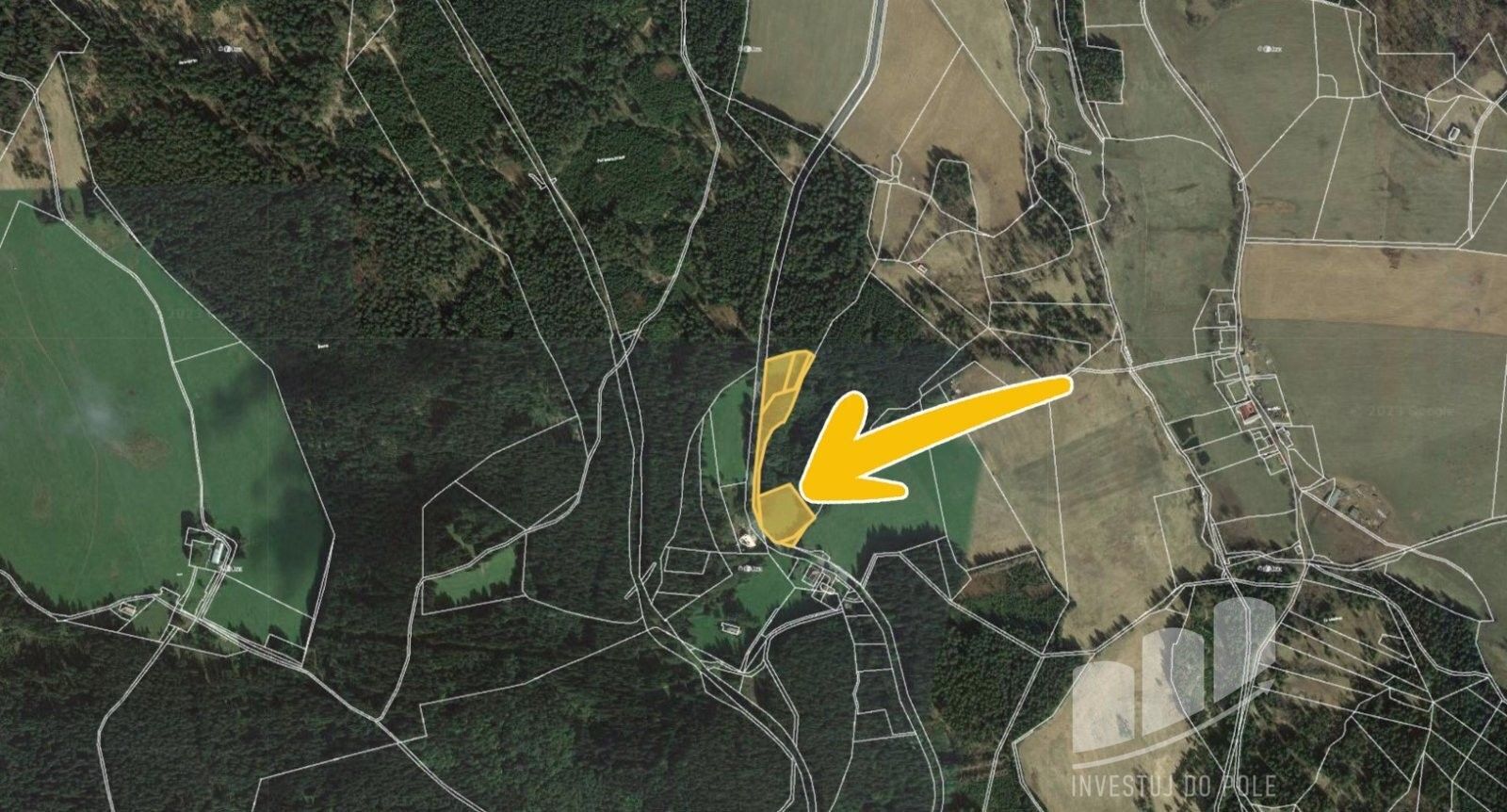 Prodej louka - Arnoštka, Vimperk, 12 674 m²
