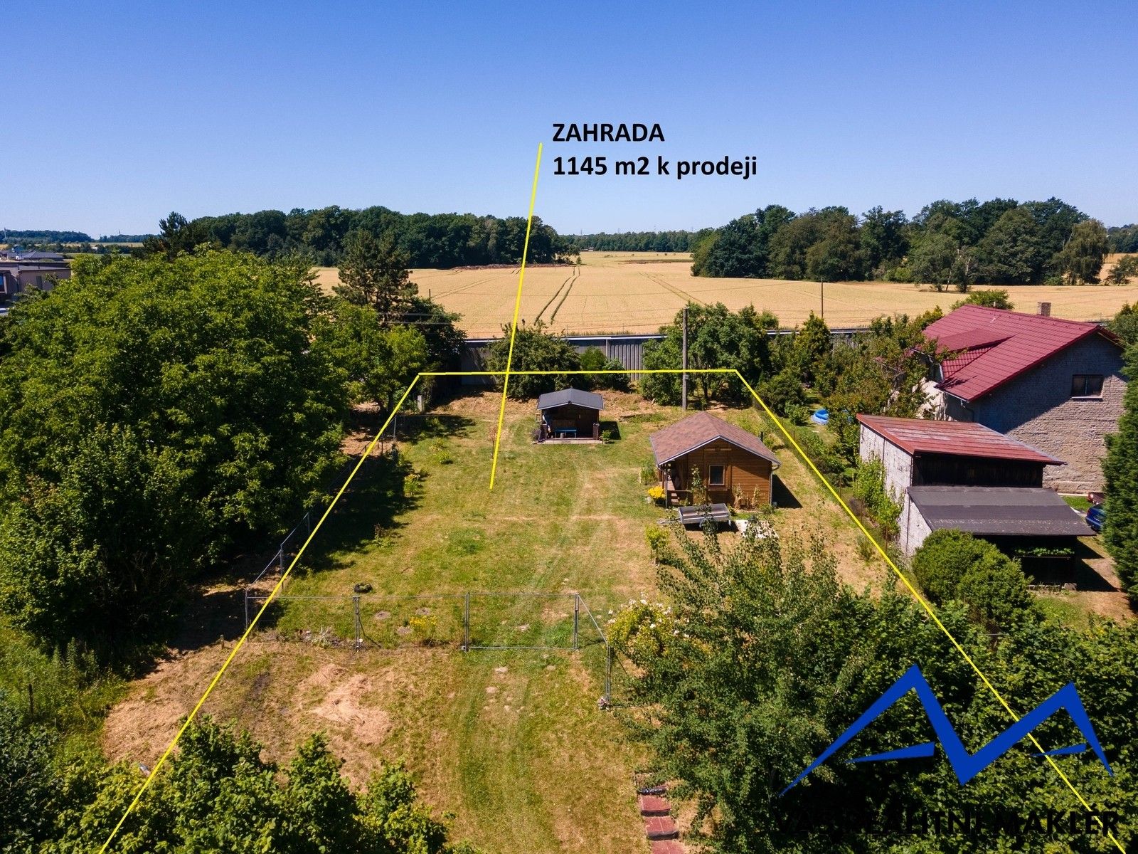 Zahrady, Ostrava, 1 145 m²