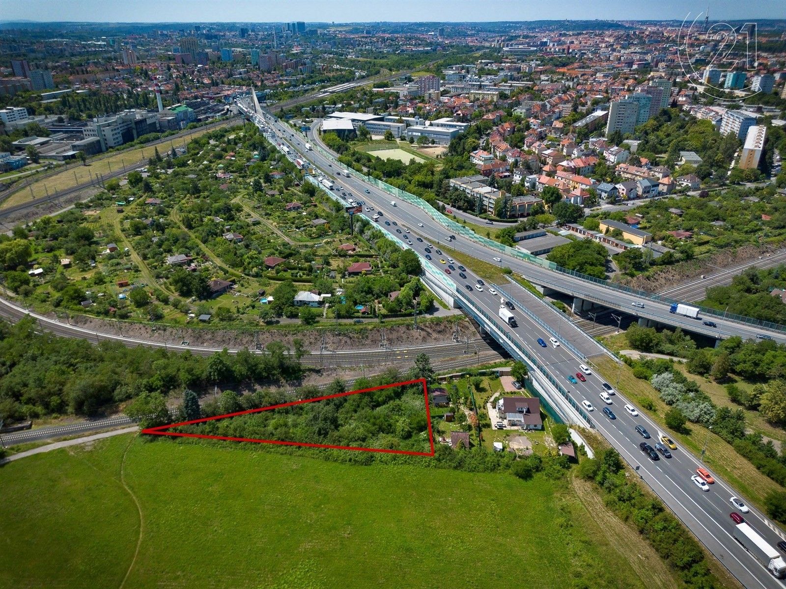 Zahrady, Klučovská, Praha, 1 846 m²