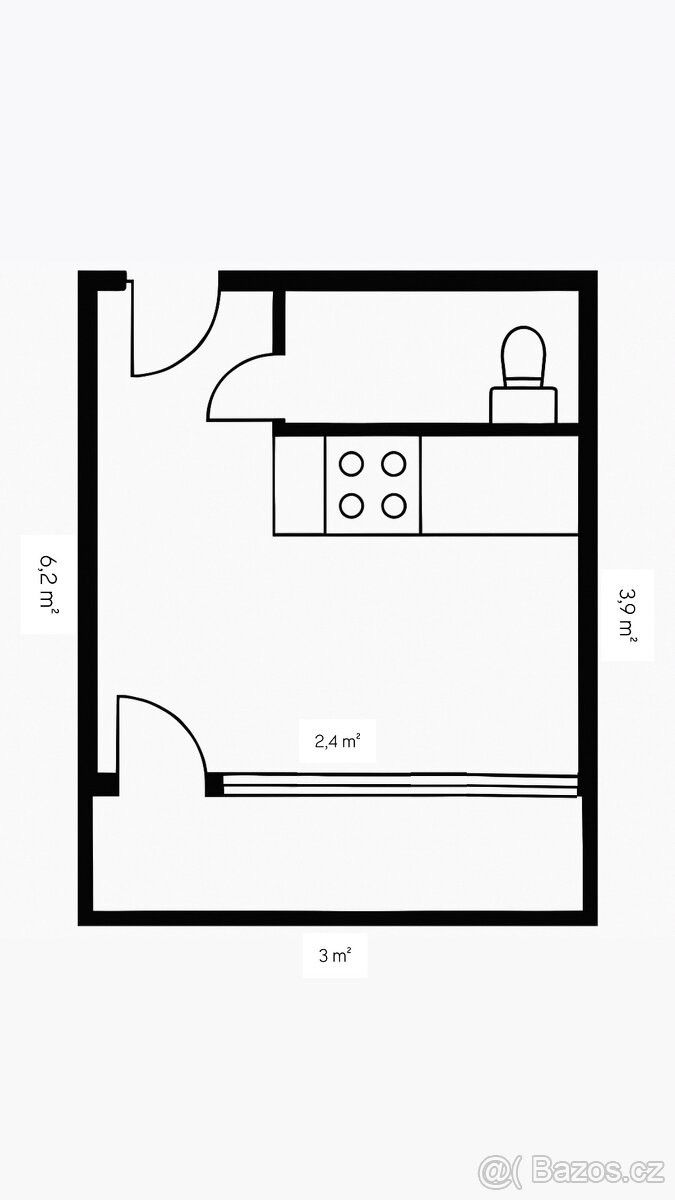 1+kk, Most, 434 01, 21 m²
