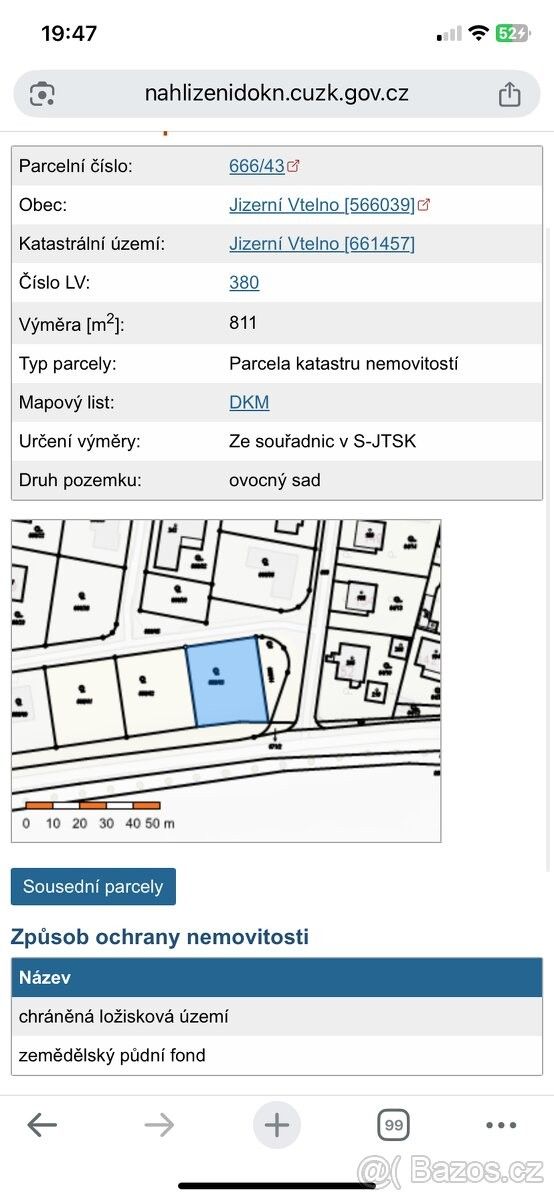 Pozemky pro bydlení, Krnsko, 294 31, 37 m²