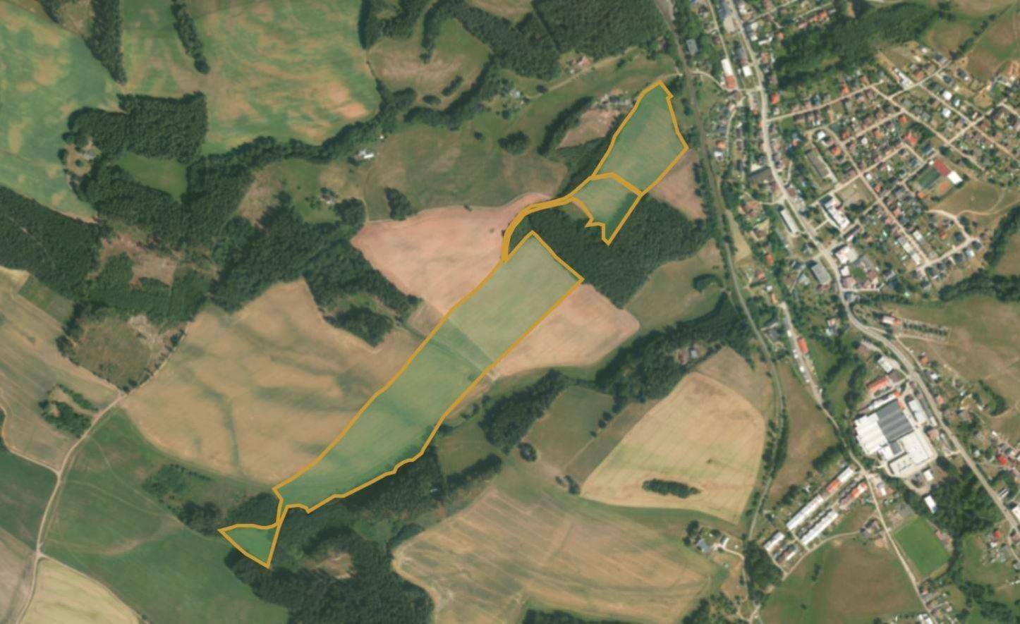 Zemědělské pozemky, Stará Paka, 113 448 m²