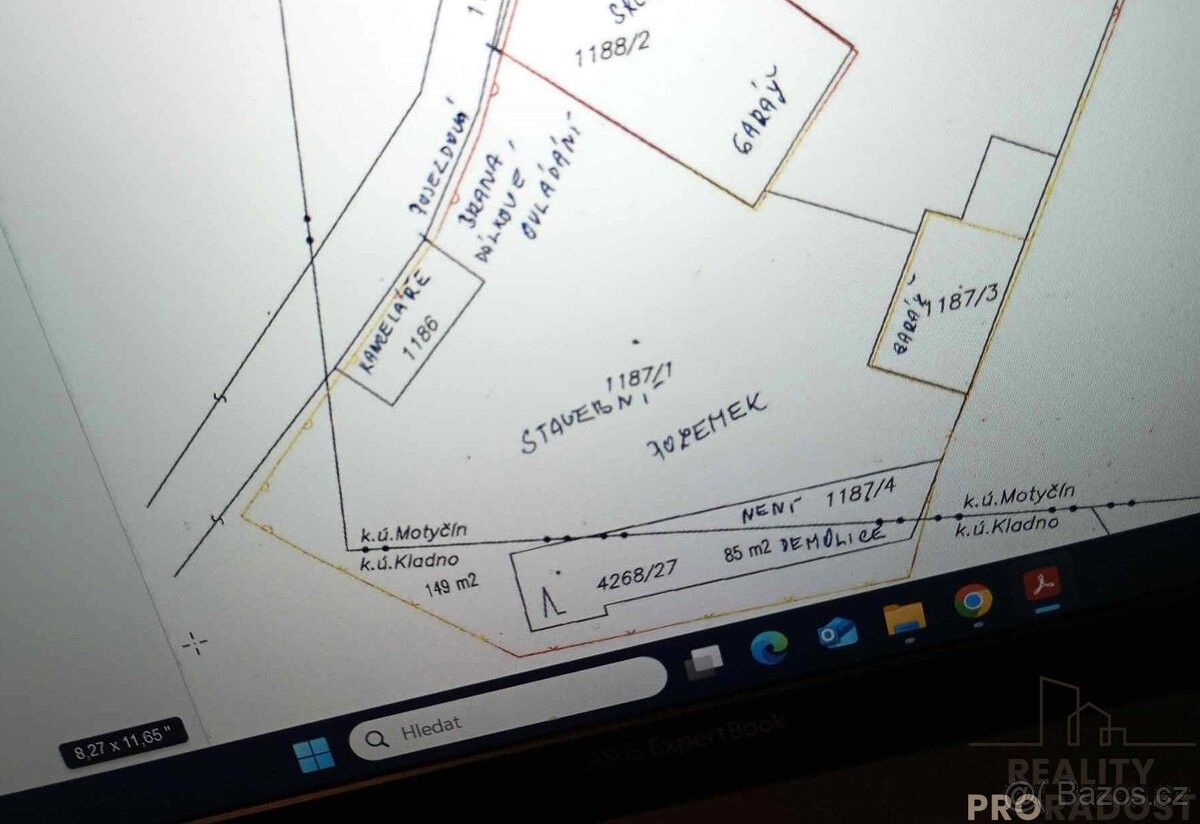 Prodej pozemek pro bydlení - Kladno, 273 09, 890 m²
