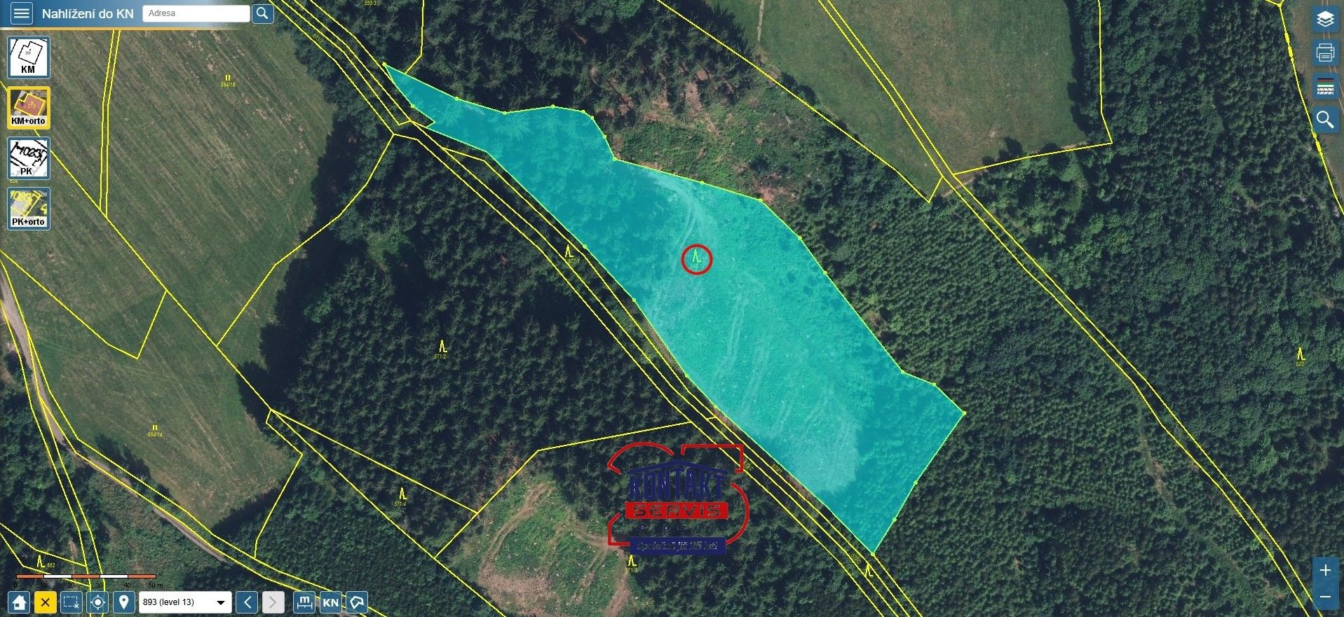 Lesy, Tample, Svojek, 10 149 m²