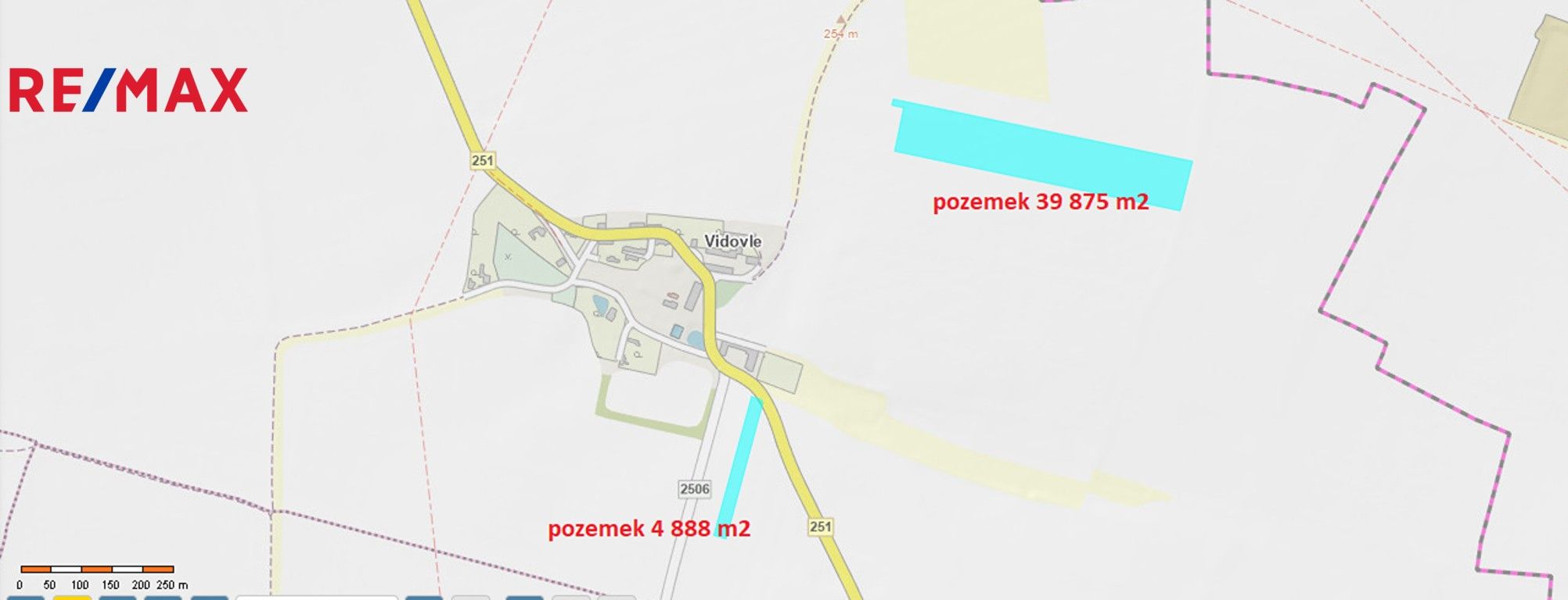 Zemědělské pozemky, Bitozeves, 44 763 m²