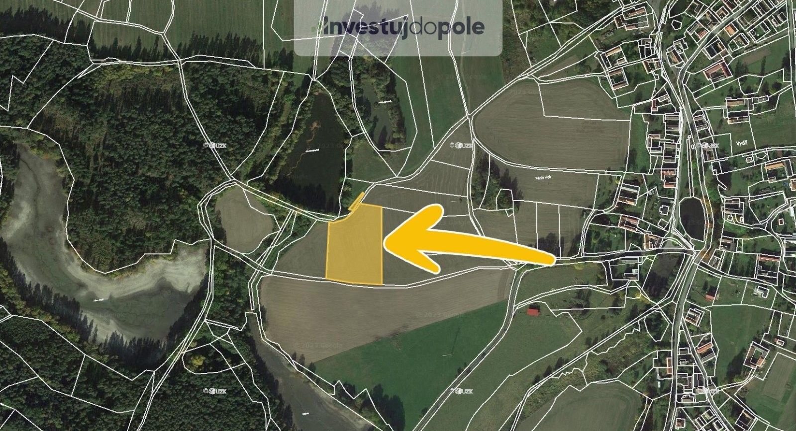 Prodej zemědělský pozemek - Vydří, 10 258 m²