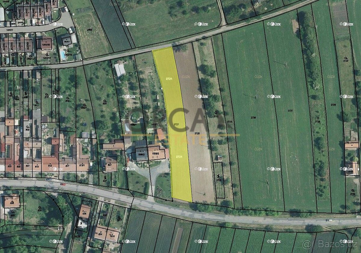 Zahrady, Měnín, 664 57, 1 072 m²
