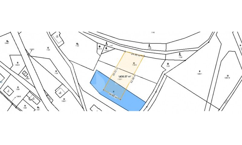 Pozemky pro bydlení, Spálov, Semily, Česko, 1 430 m²