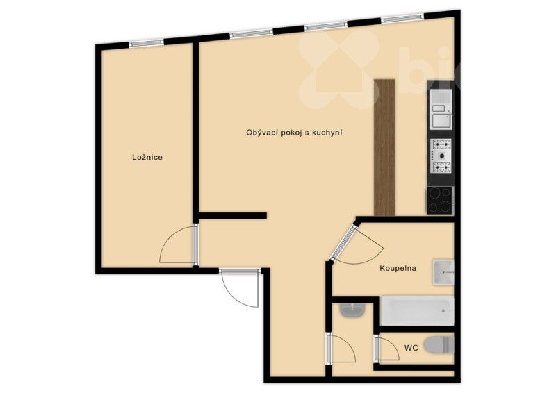 2+kk, Havlíčkova, Trutnov, 62 m²