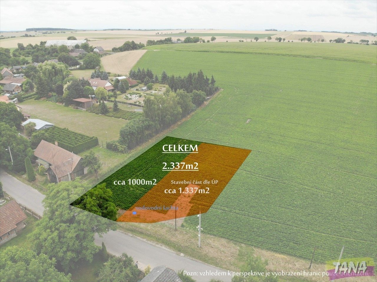 Prodej pozemek pro bydlení - Střevač, 2 337 m²