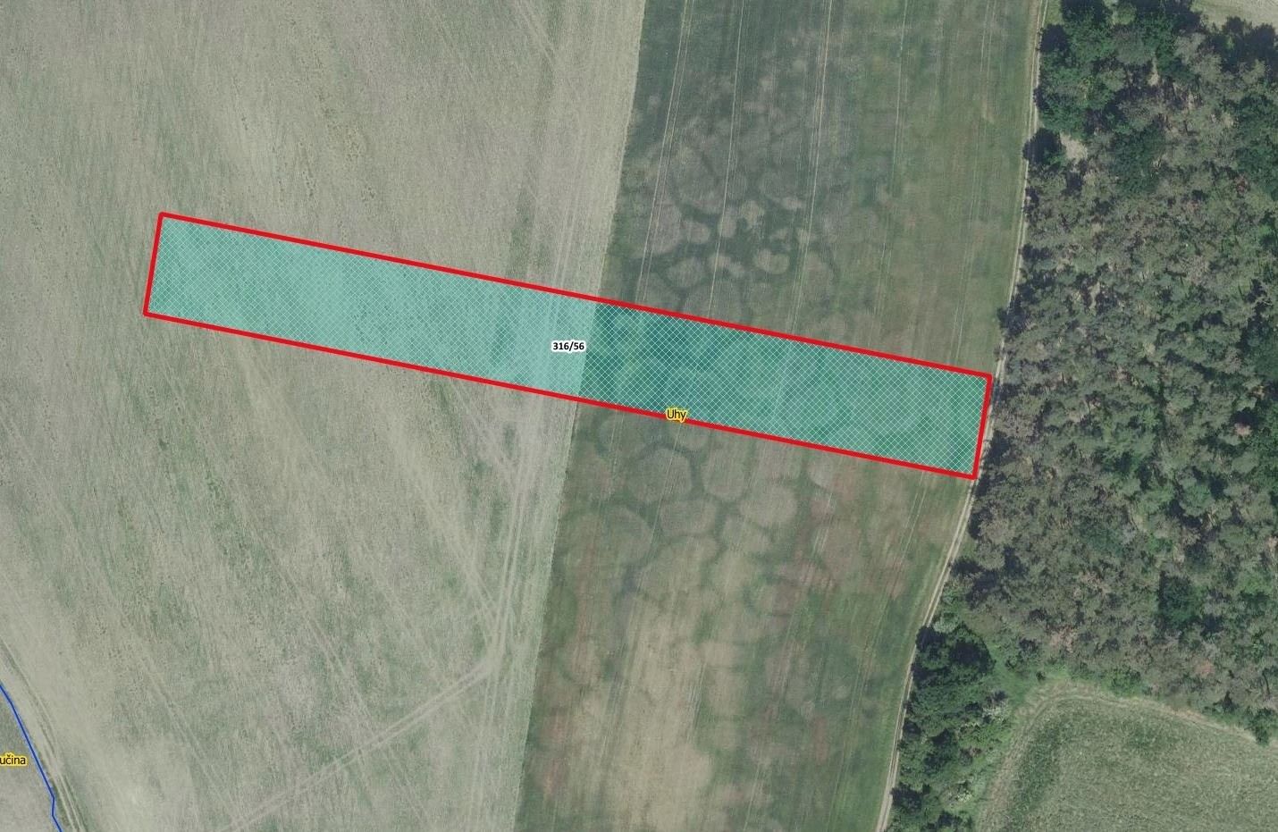Zemědělské pozemky, Uhy, 5 101 m²