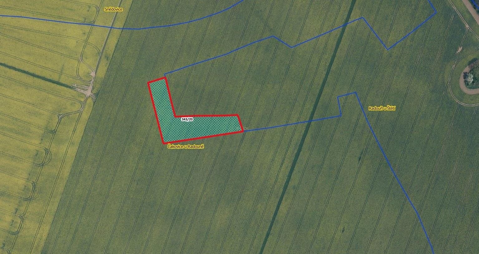 Zemědělské pozemky, Čakovice, Štětí, 4 225 m²