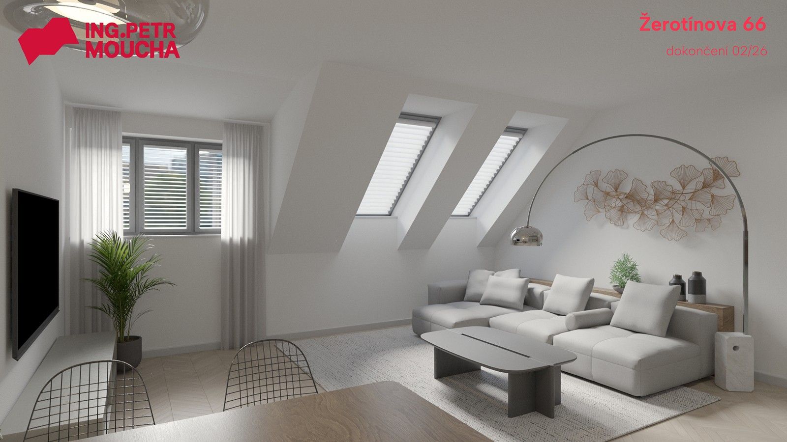 2+kk, Žerotínova, Praha, 48 m²