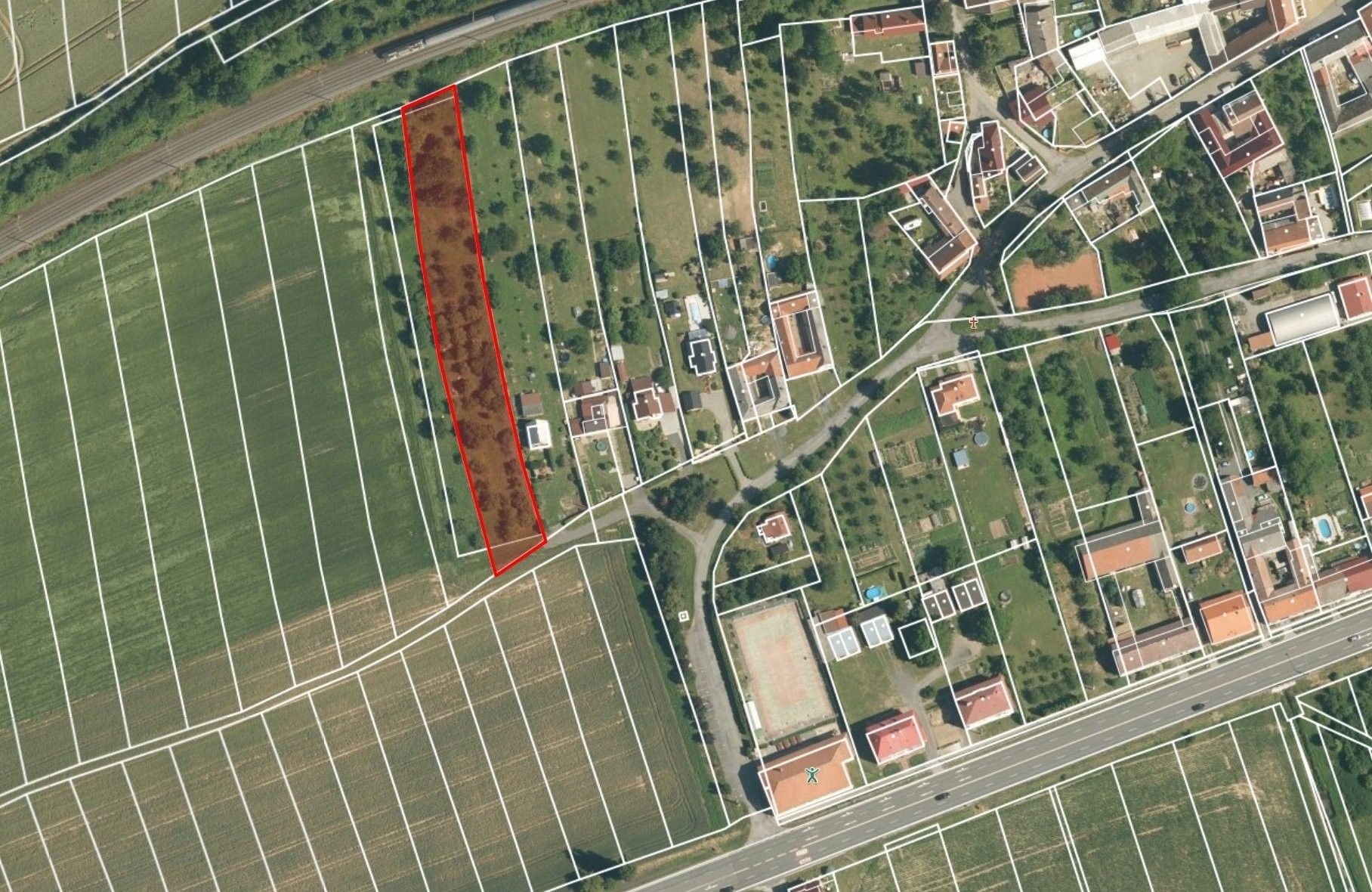 Zahrady, Vii-Slavíč, Hranice, 3 494 m²