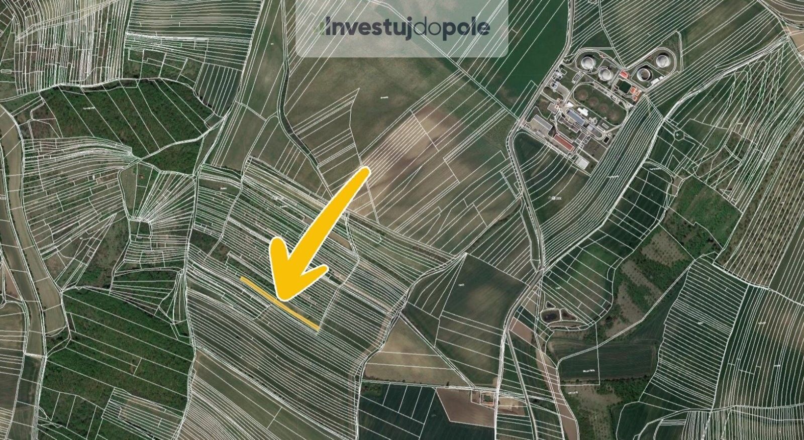 Prodej zemědělský pozemek - Klobouky u Brna, 2 027 m²
