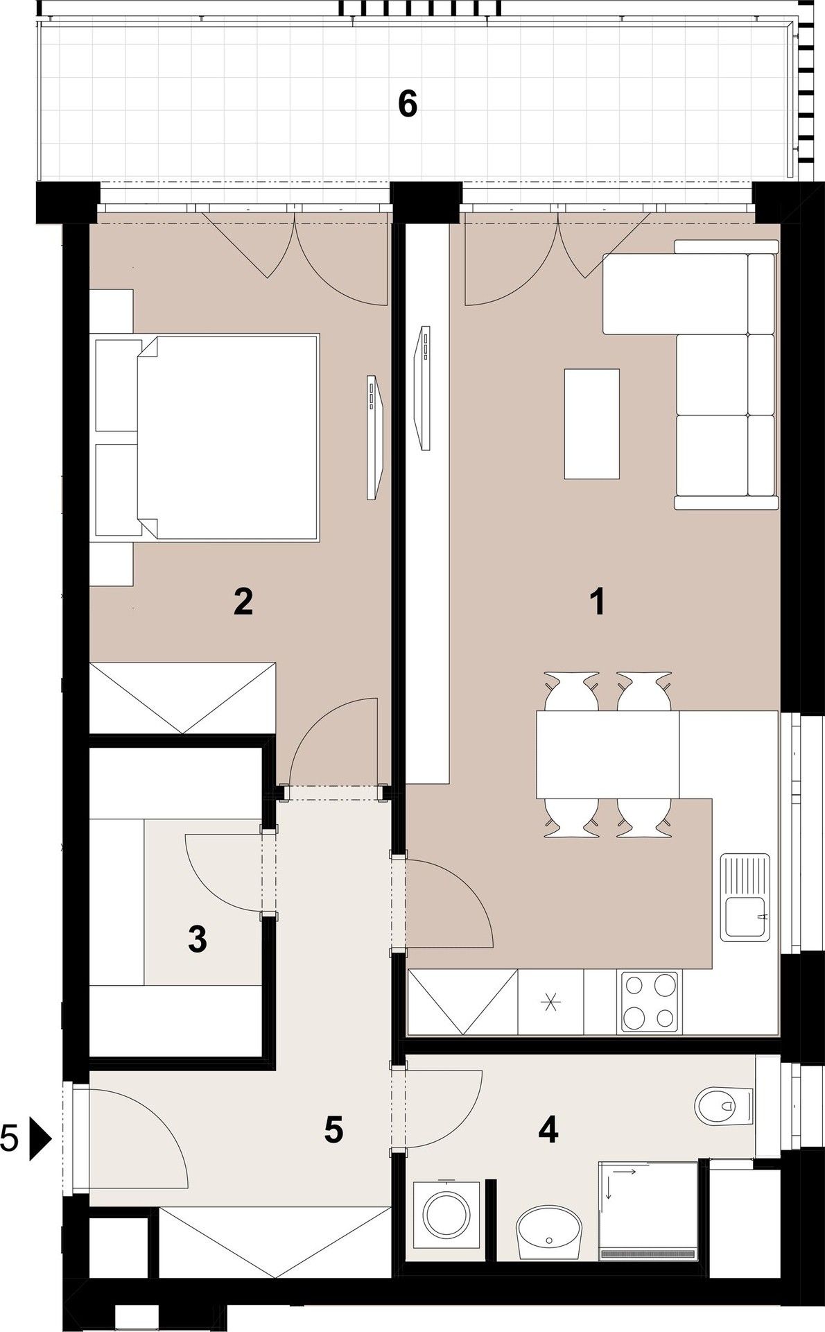 Prodej byt 2+kk - Makovská, Praha, 56 m²
