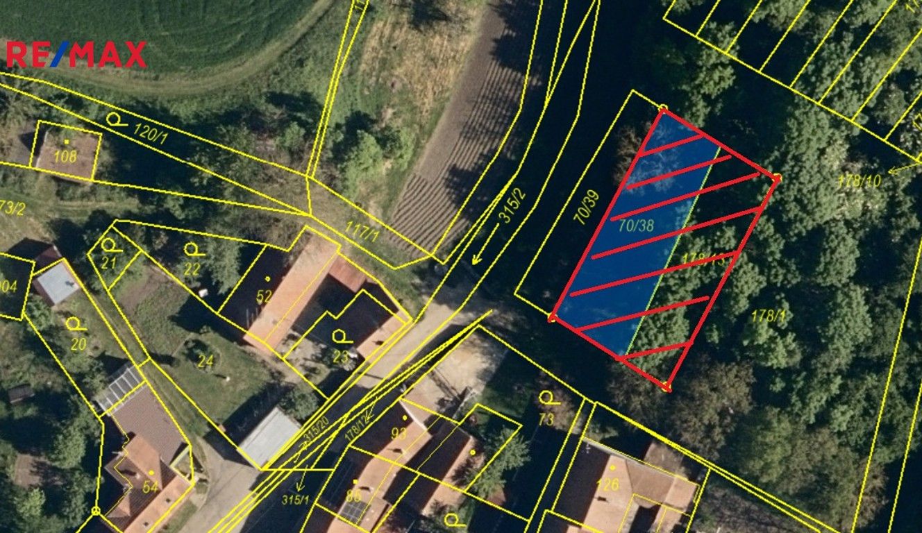Pozemky pro bydlení, Podbřežice, 500 m²