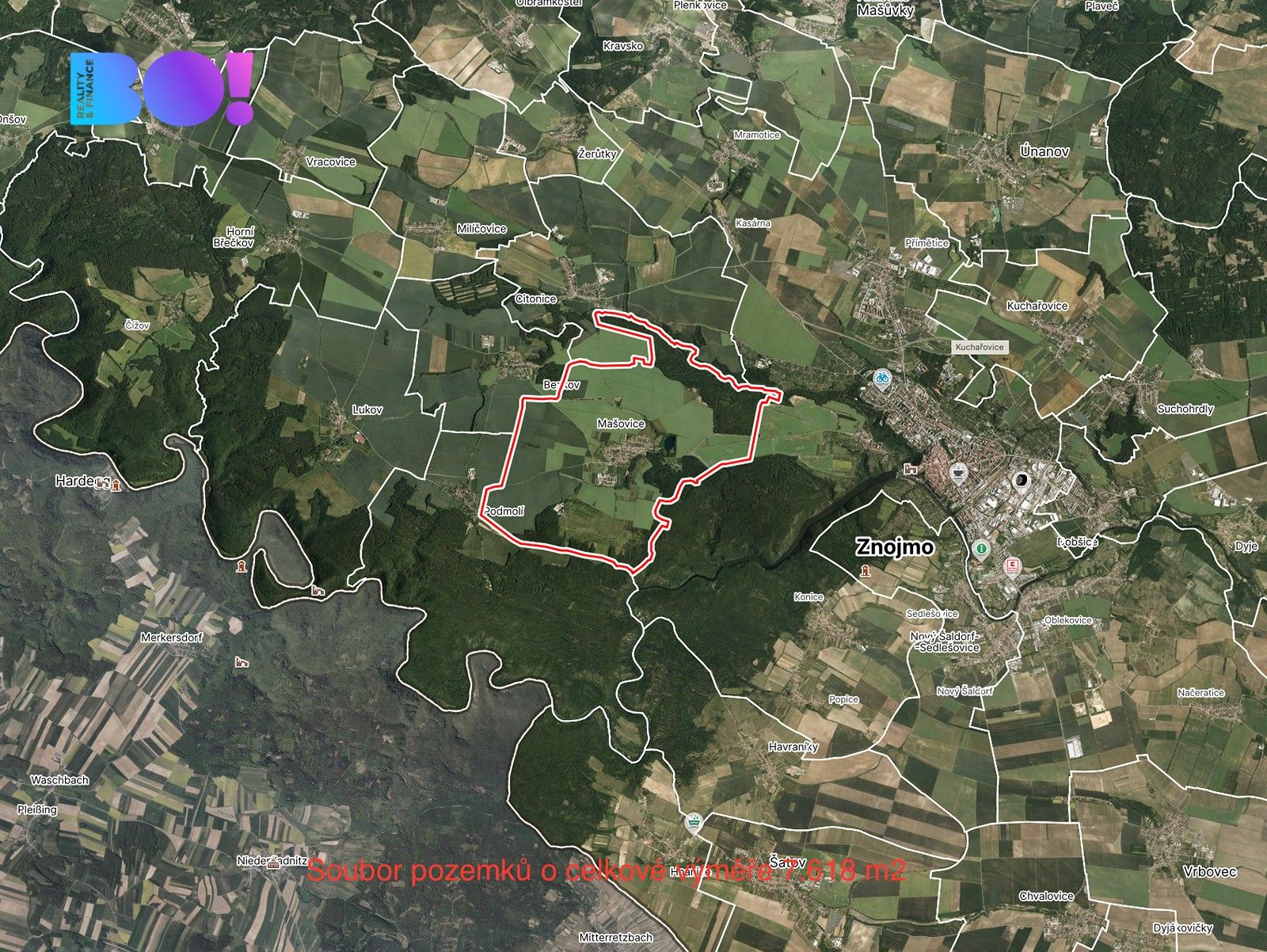Zemědělské pozemky, Jezeřany-Maršovice, 7 618 m²