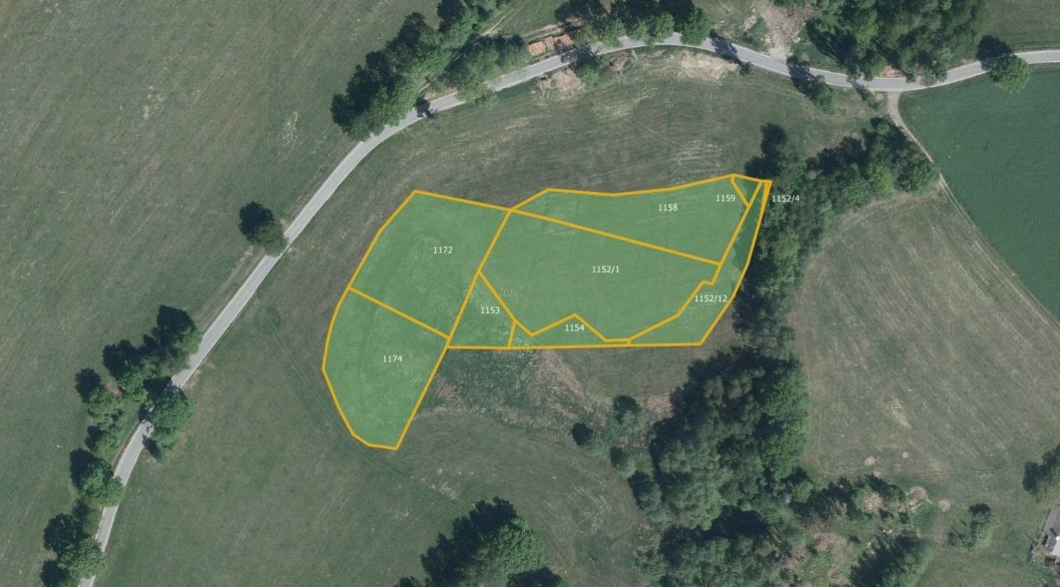 Louky, Křepiny, Řečice, 30 273 m²