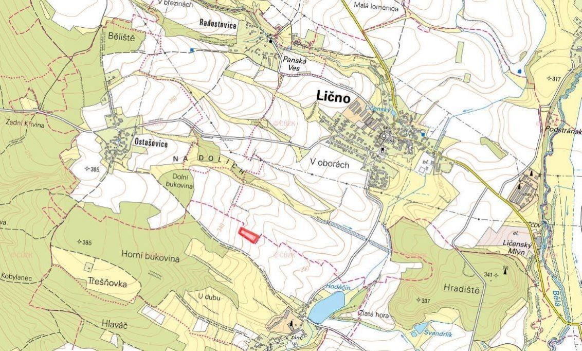 Prodej pozemek - Lično, 517 35