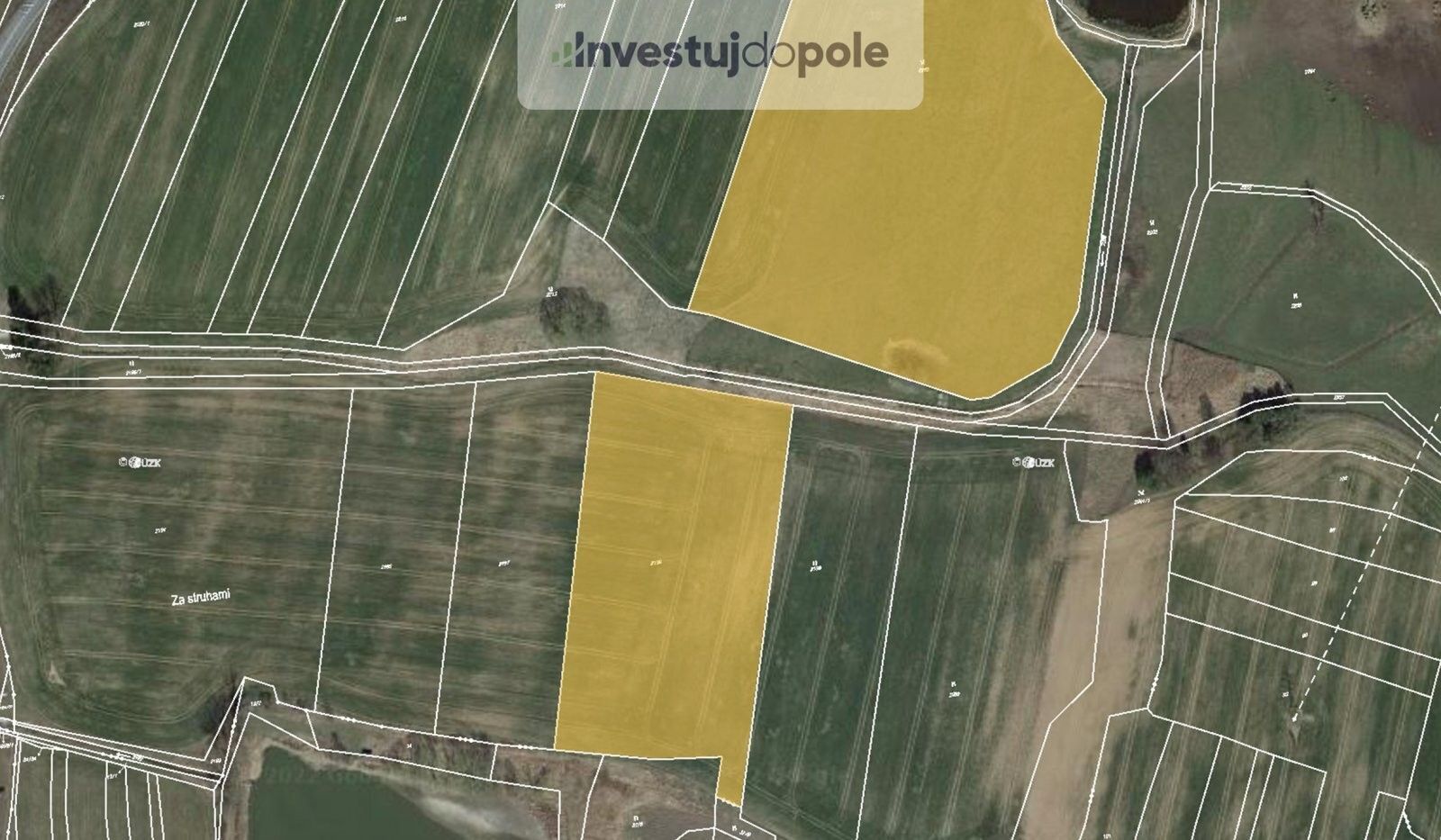 Prodej louka - Zvěrotice, 61 312 m²