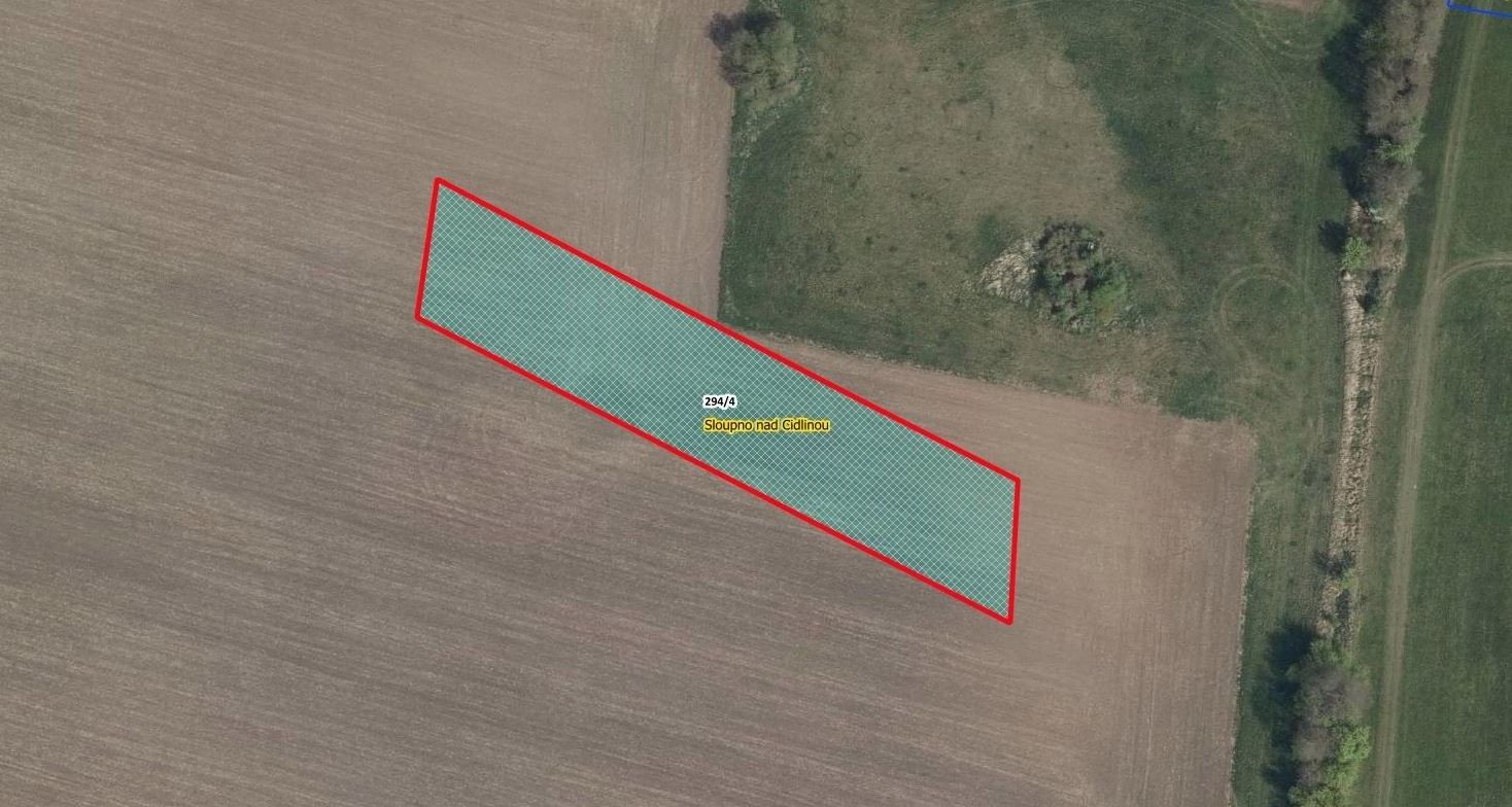 Zemědělské pozemky, Sloupno, 3 400 m²