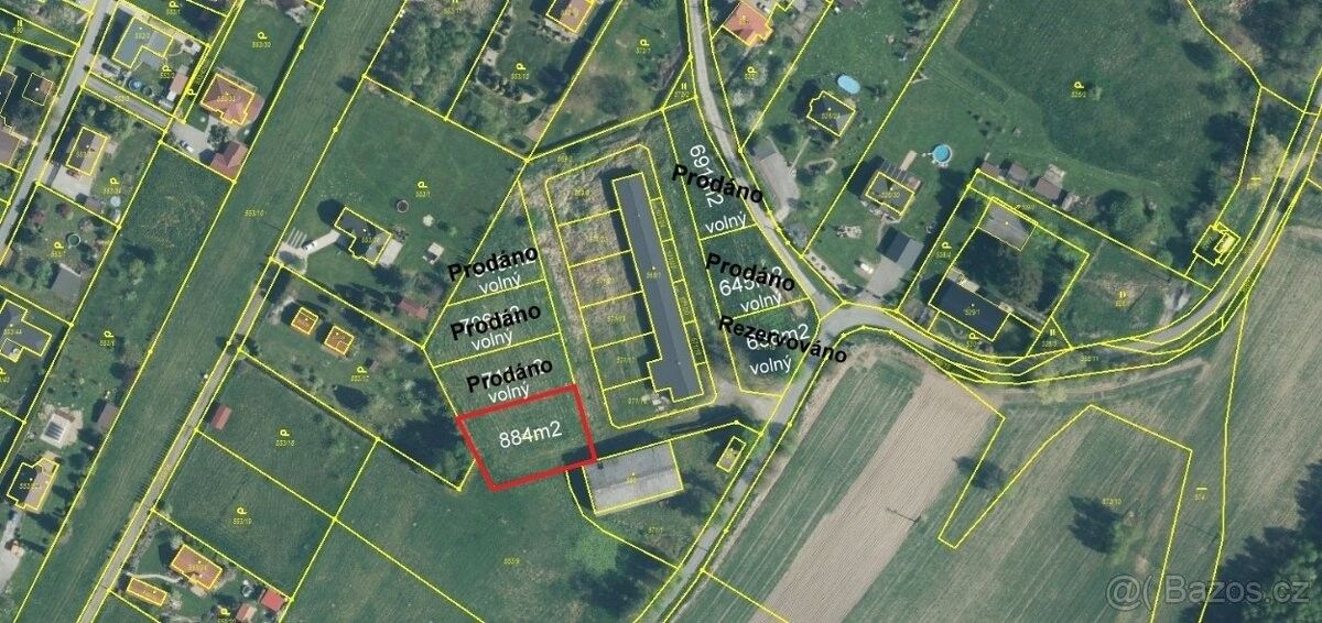Pozemky pro bydlení, Petrovice u Karviné, 735 72, 884 m²