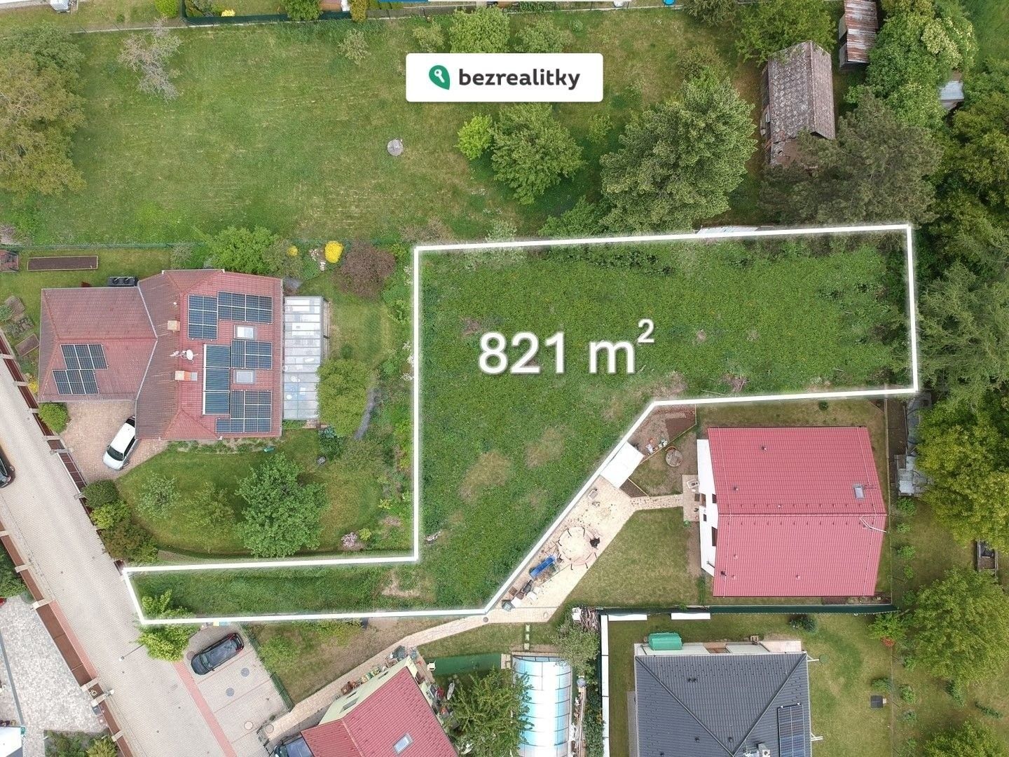 Pozemky pro bydlení, U Červeného mlýnku, Praha, 821 m²