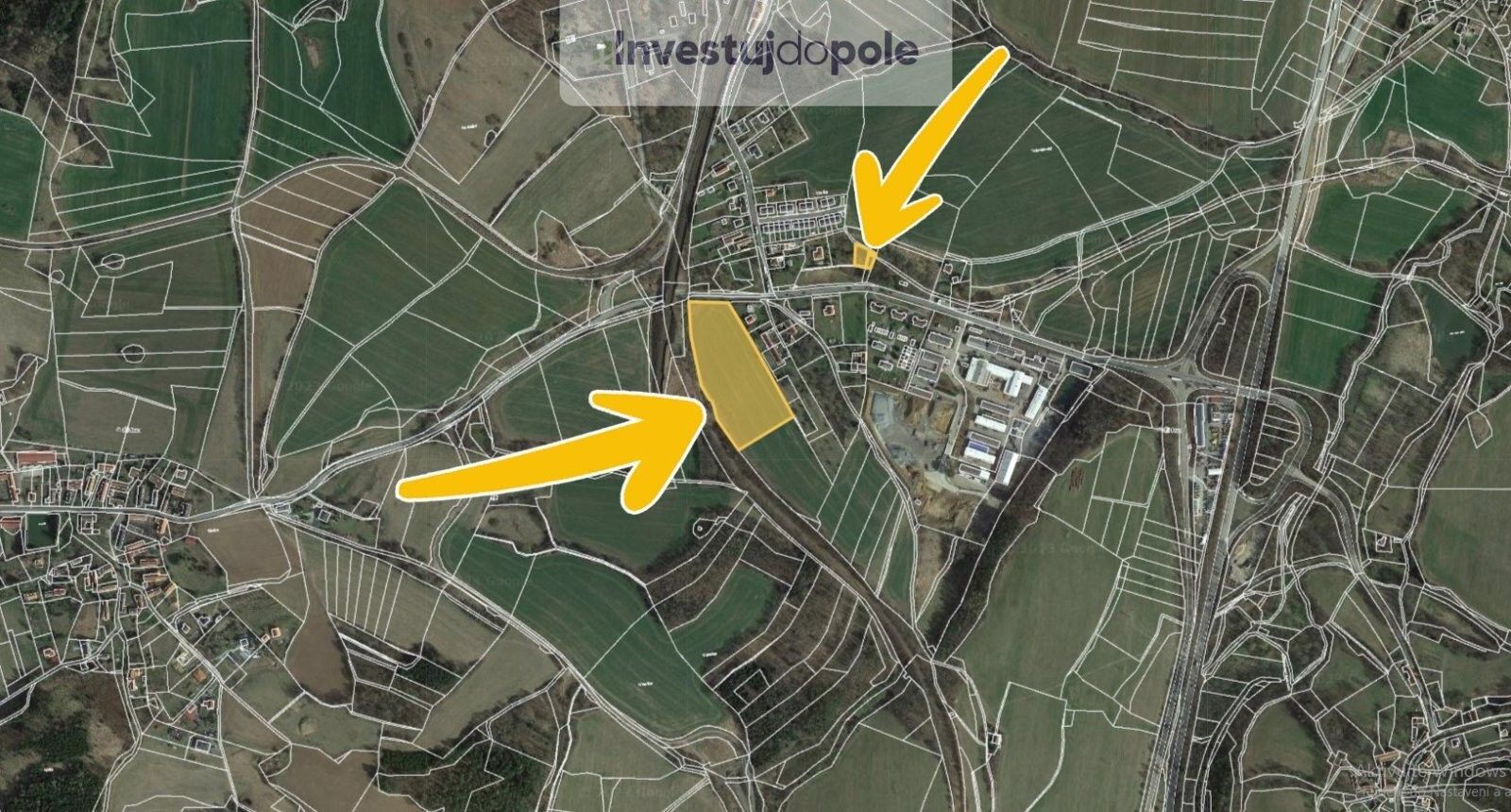 Prodej zemědělský pozemek - Veselka, Olbramovice, 9 601 m²
