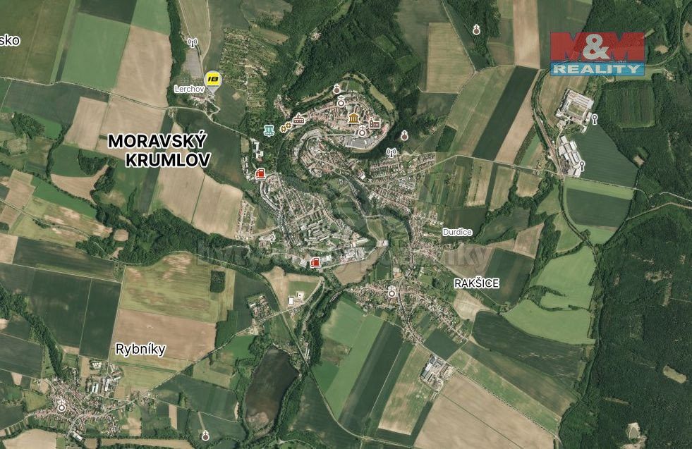Zemědělské pozemky, Rakšice, Moravský Krumlov, 30 409 m²