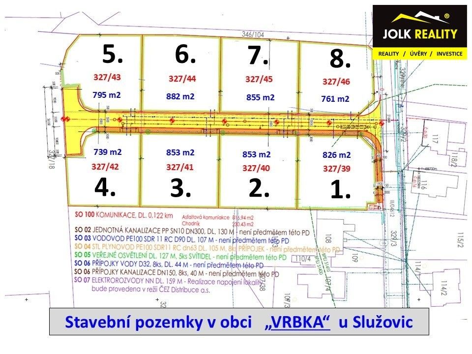 Pozemky pro bydlení, Opava, 826 m²