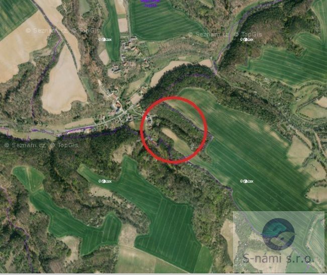 Prodej les - Dolní Zimoř, 41 584 m²