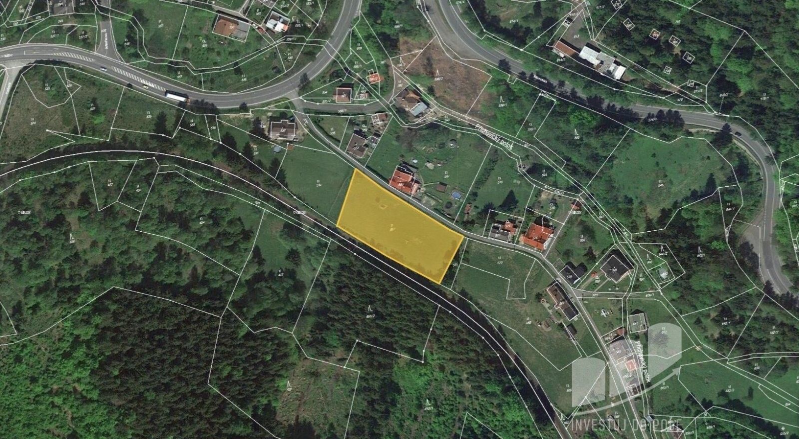 Louky, U Trati, Desná, 3 316 m²