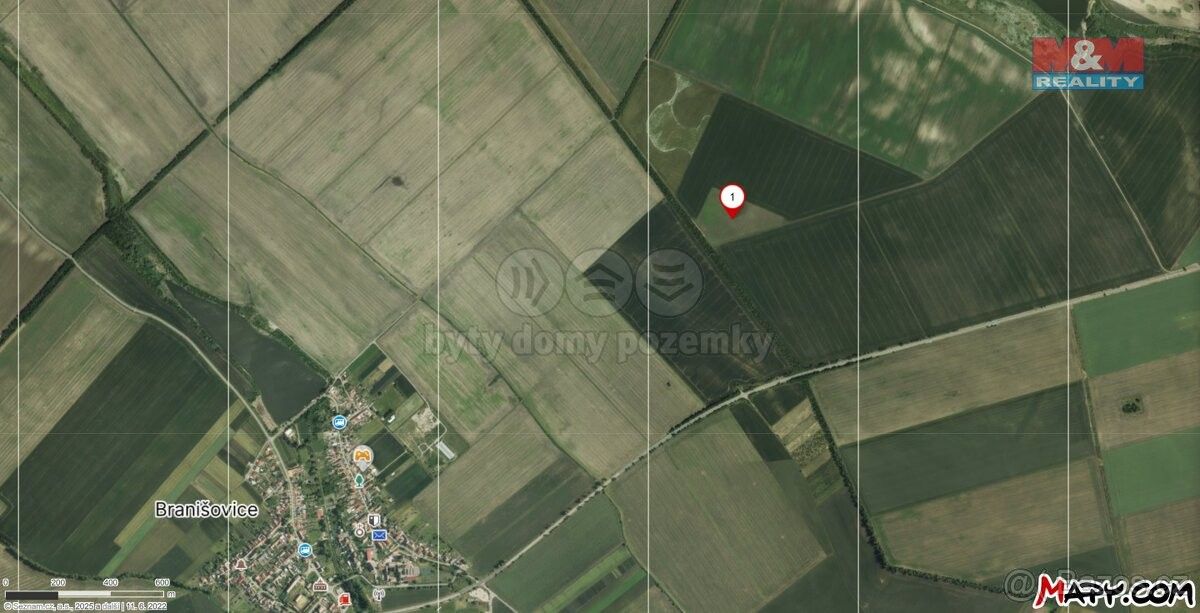 Prodej zemědělský pozemek - Loděnice u Moravského Krumlova, 671 75, 41 373 m²