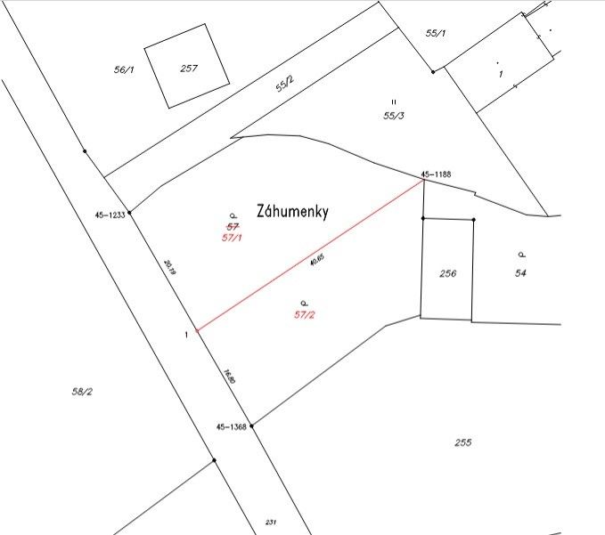 Prodej pozemek pro bydlení - Tršice, 783 57, 665 m²