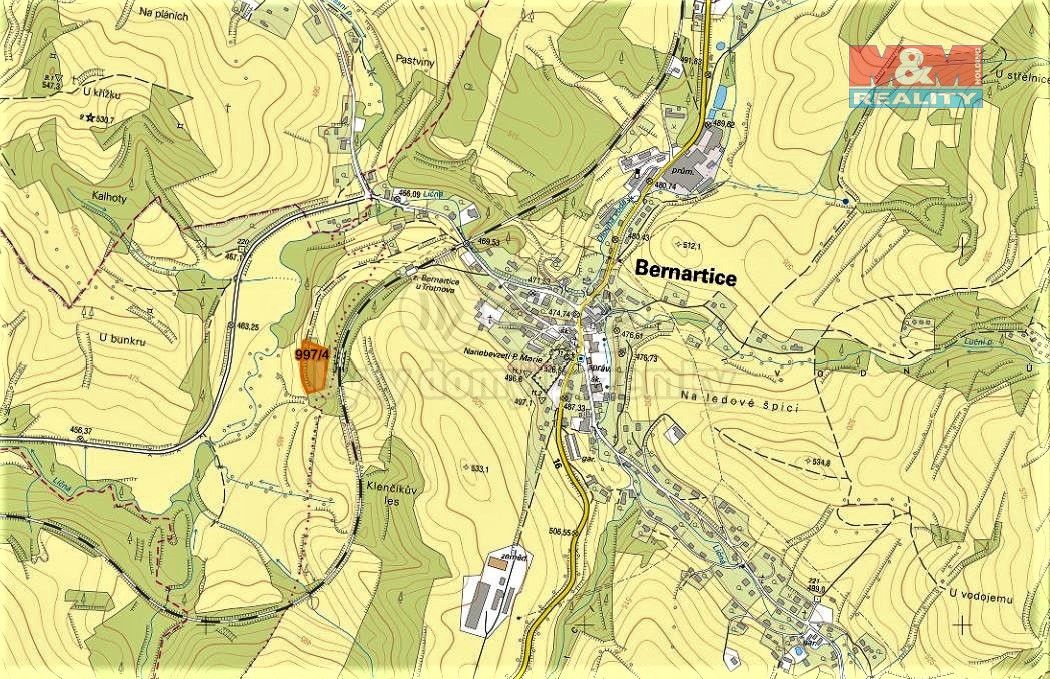 Prodej les - Bernartice u Trutnova, 542 04, 9 502 m²