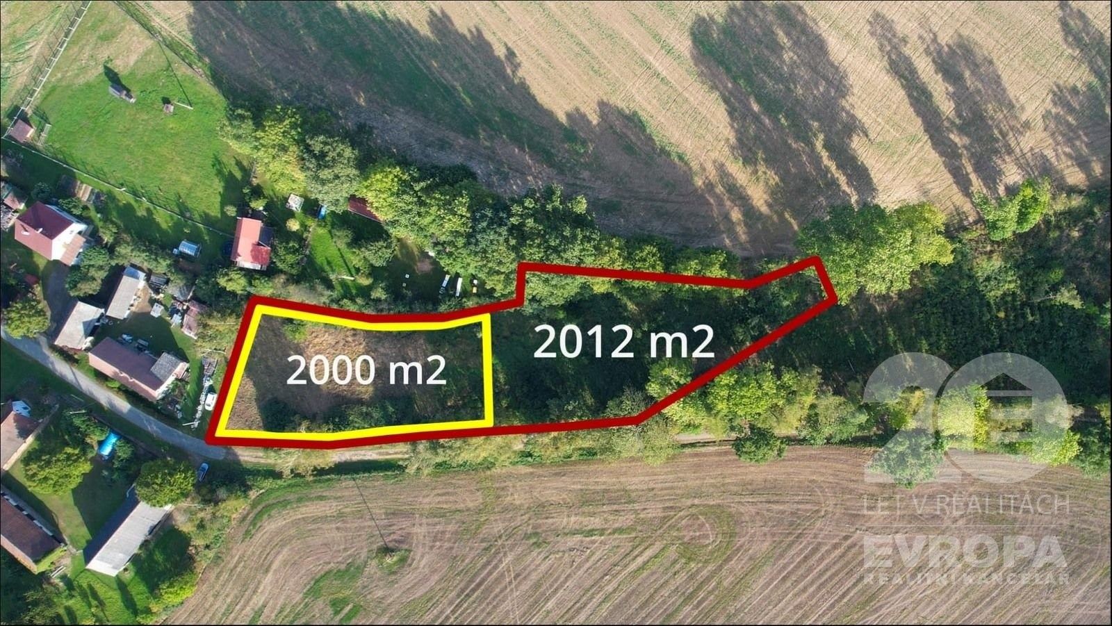 Pozemky pro bydlení, Martinice u Dolních Kralovic, Dolní Kralovice, 4 013 m²