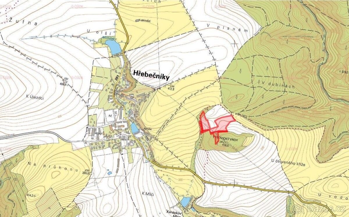 Prodej zemědělský pozemek - Slabce, 270 41, 20 560 m²