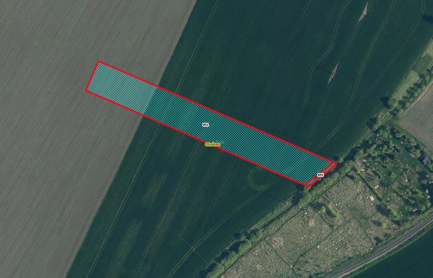 Zemědělské pozemky, Ctiněves, 4 166 m²