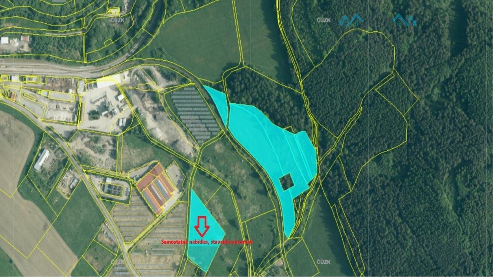 Louky, Kladné, Kájov, 78 161 m²