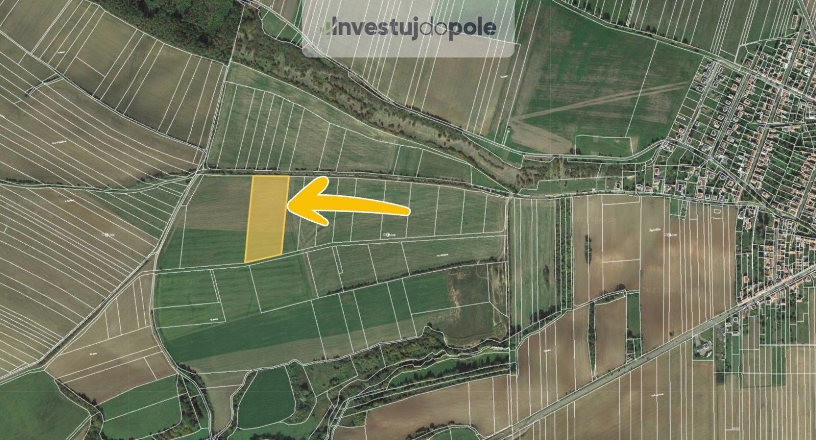 Prodej zemědělský pozemek - Krušovice, 22 900 m²