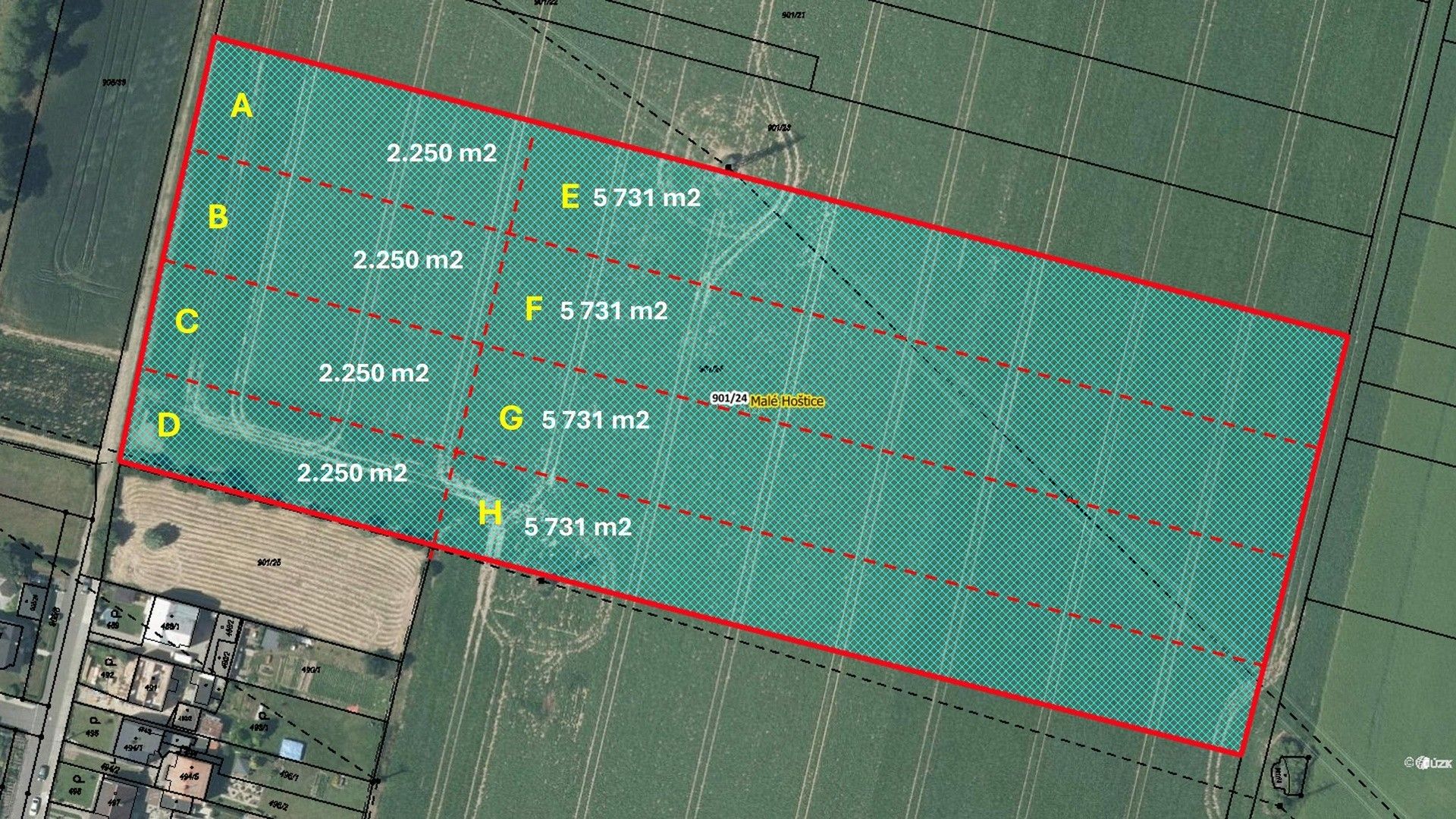 Ostatní, Opava, 2 250 m²