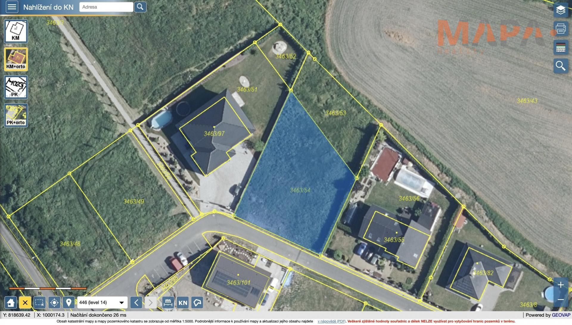 Pozemky pro bydlení, Kadaň, 1 605 m²
