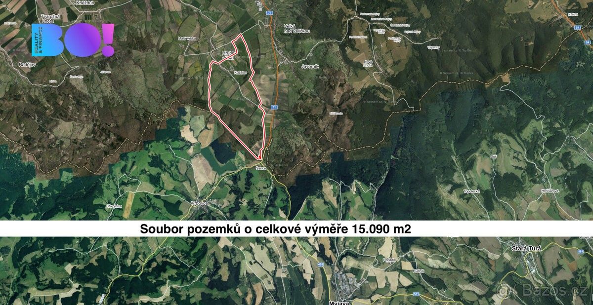 Louky, Hrubá Vrbka, 696 73, 15 090 m²