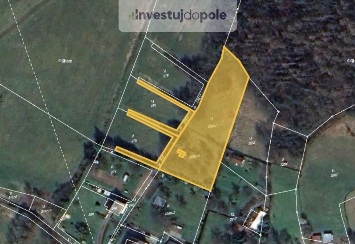Pozemky pro bydlení, Popovická, Děčín, 2 907 m²