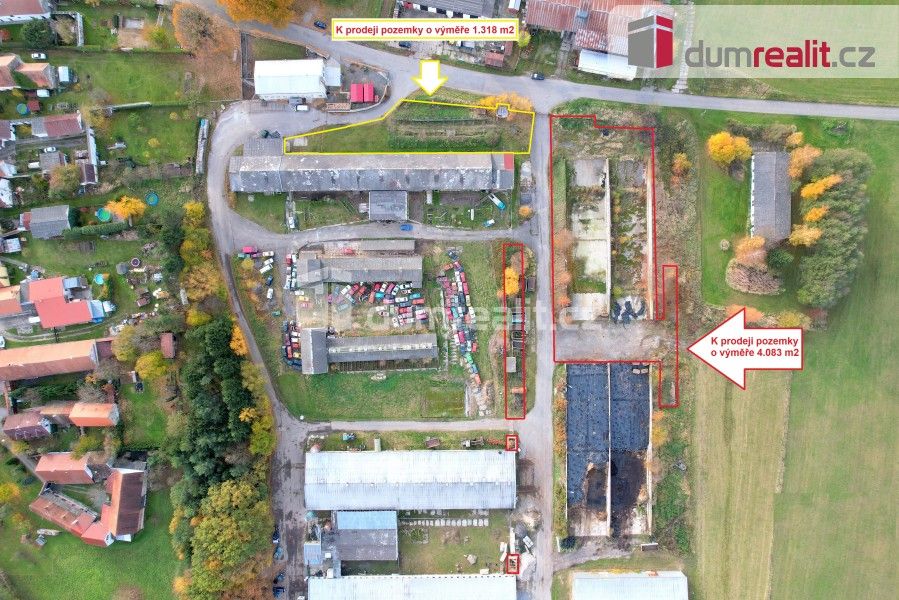 Komerční pozemky, Záboří, 5 297 m²