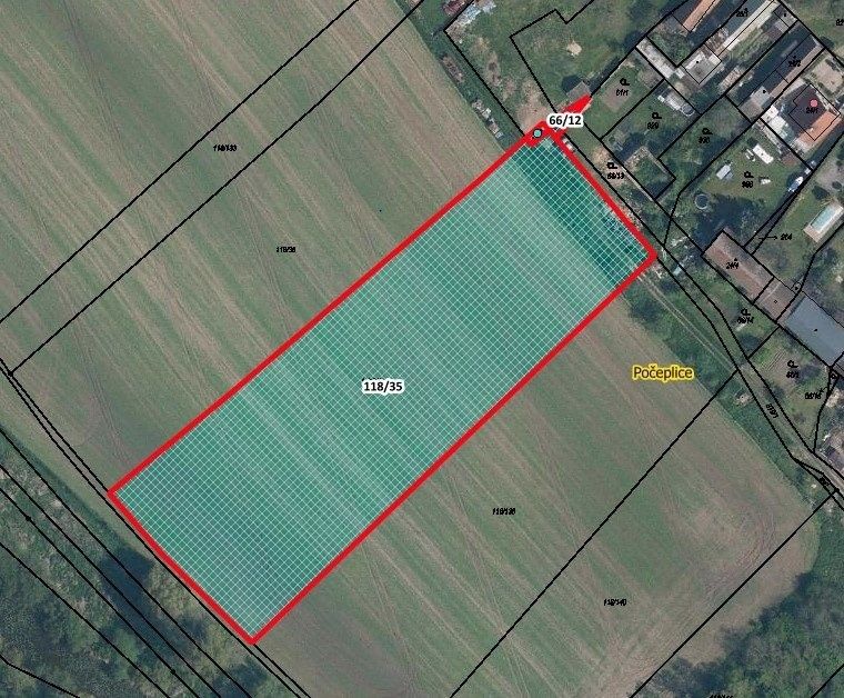 Zemědělské pozemky, Počeplice, Štětí, 9 442 m²